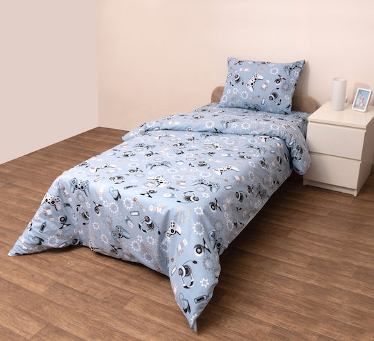 Viopros Σετ Παιδική Παπλωματοθήκη Μονή Viopros Σετ Παιδική Παπλωματοθήκη Μονή