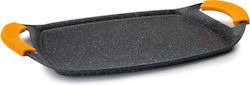 Ibili-basic Grillpfanne Aluminium 36x23x3,2 cm Schwarz Gelb