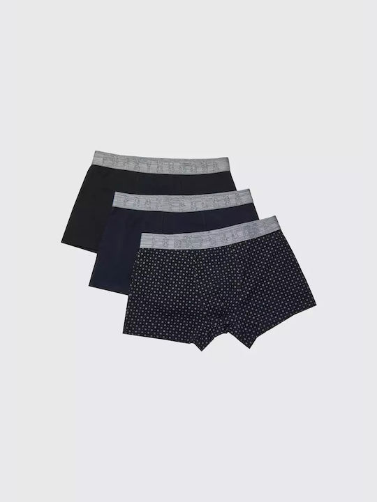 Funky Buddha Ανδρικά Μποξεράκια Μαύρα 3Pack