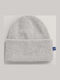 Beanie Beanie with Rib Knit in Gray color
