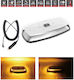 Rechargeable LED Beacon Orange 12V 24V Magnet 30.5cm X 15.7cm X 5.9cm