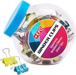 Colored Clips +efo 25mm 12pcs Jar