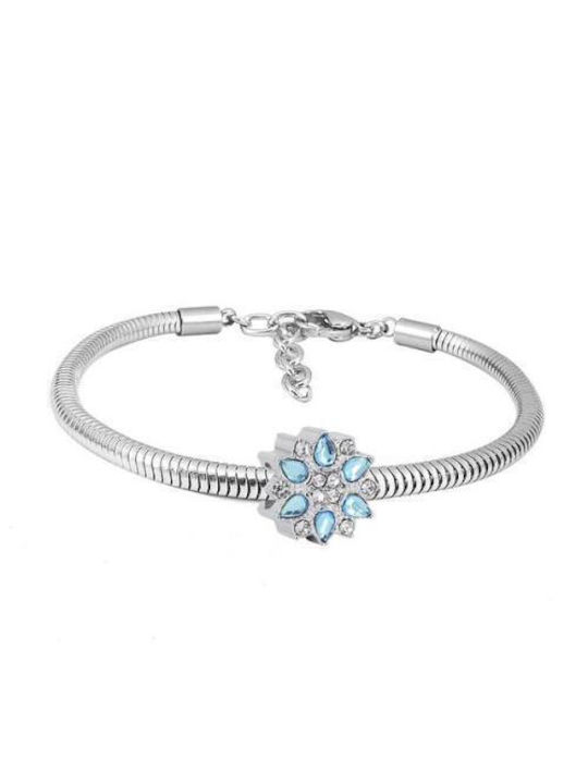Bizou-Shop Brățară Pentru Femei Lanț Din Oțel 17cm