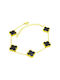Bizou-Shop Women's Bracelet Chain made of Steel Gold Plated