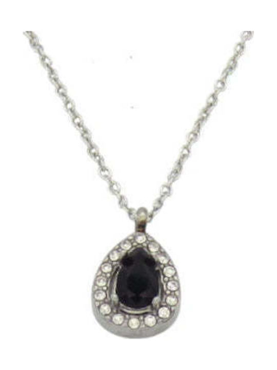 Bizou-Shop Колиета Розета от Стомана Черно