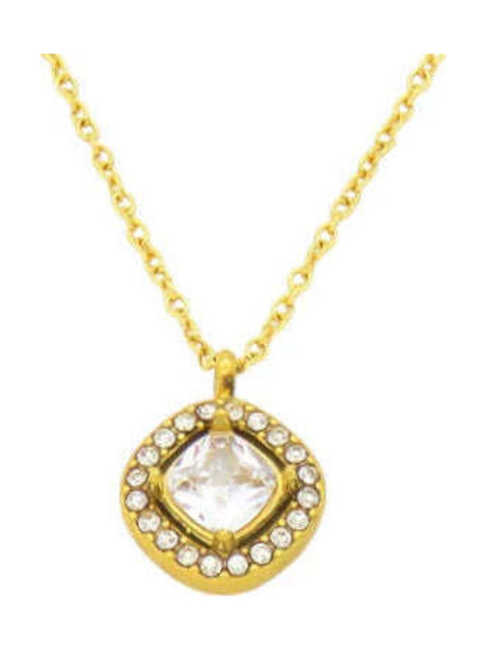 Bizou-Shop Колие Розета от Позлатено Стомана