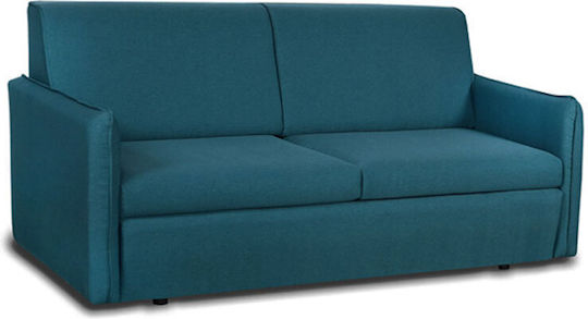 Abigail Two-Seater Couch Bed Petrol Blue 172x92x85 cm