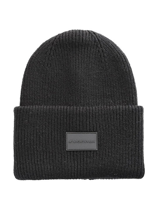 Kids Beanie Knitted Black