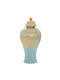 Iliadis Decorative Vase Turquoise 19.5x19.5x41cm