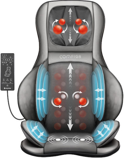 massagegerät shiatsu nacken rücken elektrische massage vibration wärmefunktion Shiatsu Massagegerät mit Wärmefunktion für Nacken, Schulter und Rücken –  Knet- und Rollen-Massage mit 8 Massageköpfen und IR-Wärme zur Entspanung :  Amazon.de: Drogerie & Körperpflege main image 1