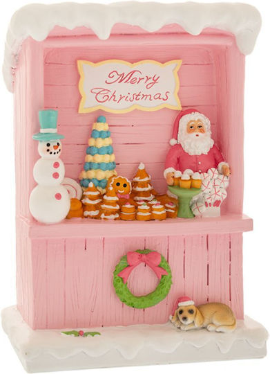Iliadis Weihnachtsfigur Aus Kunststoff Süßigkeiten Rosa Höhe 24cm Candy Shop