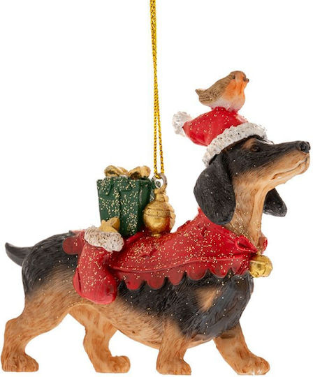 Iliadis Christmas Plastic Figure Doggy Length 8cm