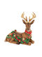 Iliadis Weihnachtliche Kunststoff Figur Hirsche Gold Höhe 28cm
