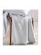 Rythmos Fabio Armchair Throw Jacquard 180x160cm Gray