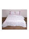 Anna Riska Duvet Cover Set Cotton Queen with 2 Pillowcases 220x240 Border 3002 Pink