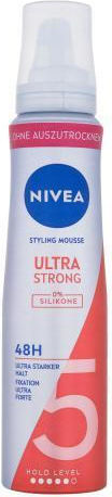 Nivea Ultra Strong Styling Mousse Αφρός Μαλλιών Όγκος 150ml
