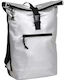 New Rebels Wasserdicht Tasche Rucksack für Laptop 15" in Silber Farbe 51.113540