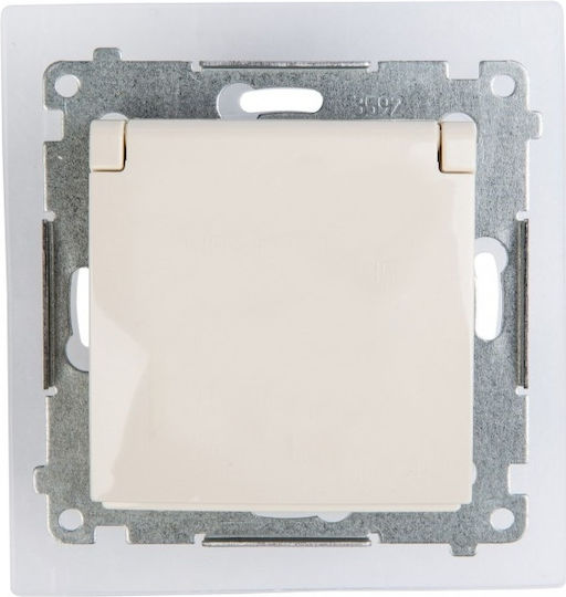 Контакт-Simon контакт Simon54 Херметичен 1x Z U 16A IP44 Бежов DGZ1BZ.01/41
