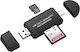 ATC Card Reader micro USB / USB 2.0 για SD