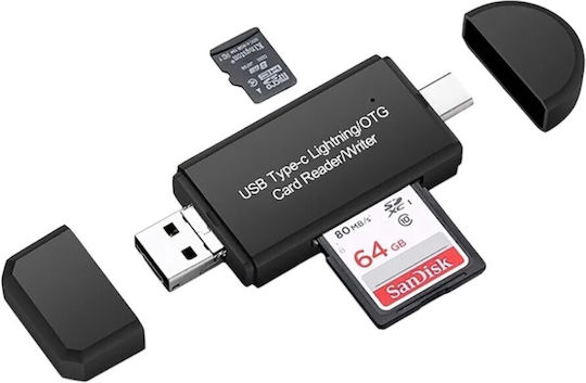 ATC Card Reader micro USB / USB 2.0 για SD