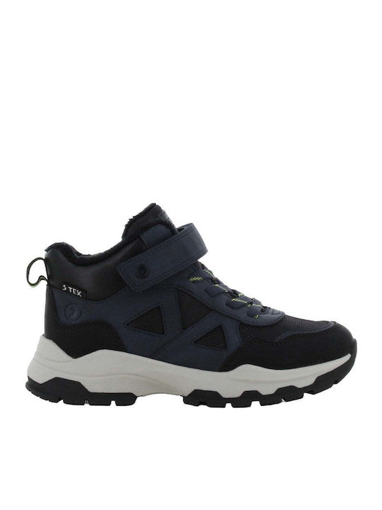 Anatomical Kids Snow Boots with Zipper Black