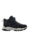 Anatomical Kids Snow Boots with Zipper Black