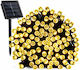 Instalare Lumină Solară 100 300 450 600 LED-uri IP65 Alb Cald Rece Multicolor Lumină 10 30 45 60m