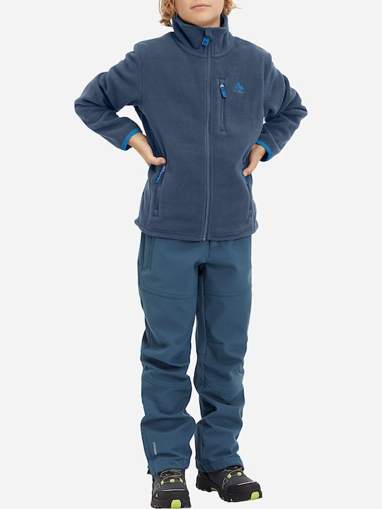 Kids Cardigan Fleece Blue Coari