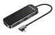 Cabletime USB-C Docking Station mit HDMI 4K PD Ethernet Schwarz (CT-CMHD61G)