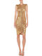 Rochie Mini De Seară Aurie