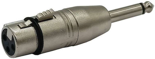 Onsei Ona-3182 Adapter XLR 3-polig Buchse auf 6,3 mm Klinkenstecker