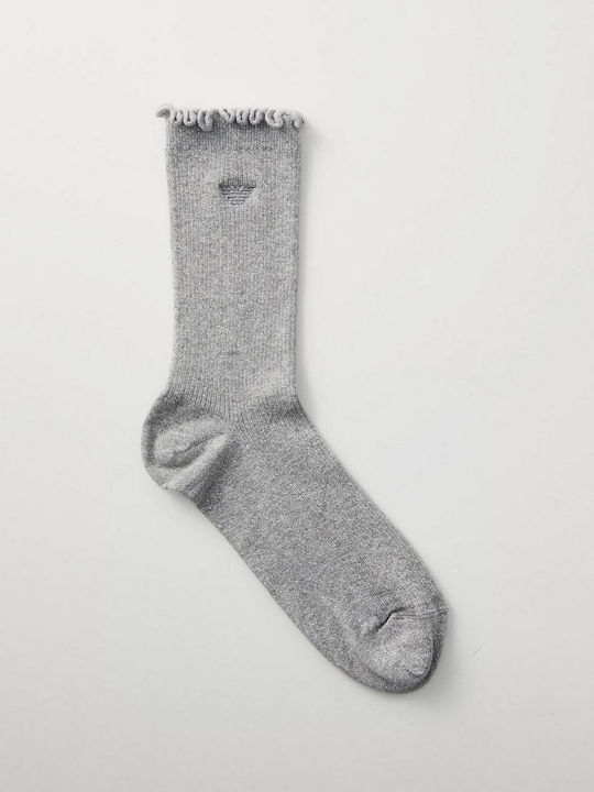 Emporio Armani Κάλτσες Grey Metallic
