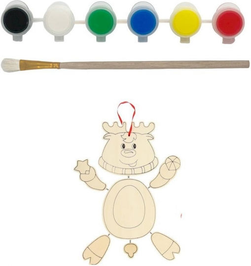 Koopman Reindeer Painting Set Wooden