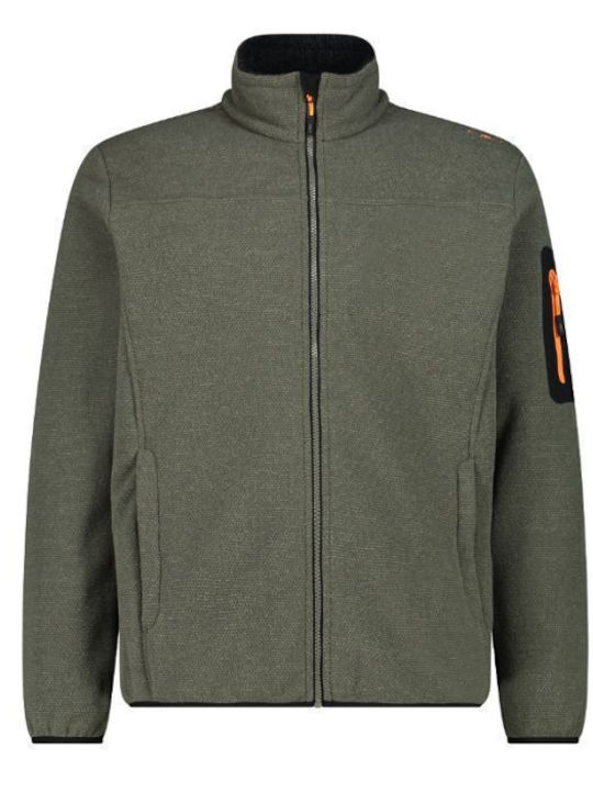 Ανδρική Ζακέτα Fleece Olive