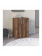 Manolo Wooden Shoe Organizer Brown 60x38x81.4cm
