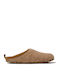 Wabi Closed Woolen Women's Slippers Brown