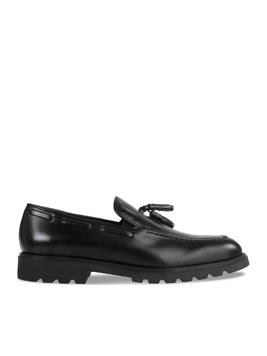 Boss Shoes Ανδρικά Μοκασίνια σε Μαύρο Χρώμα