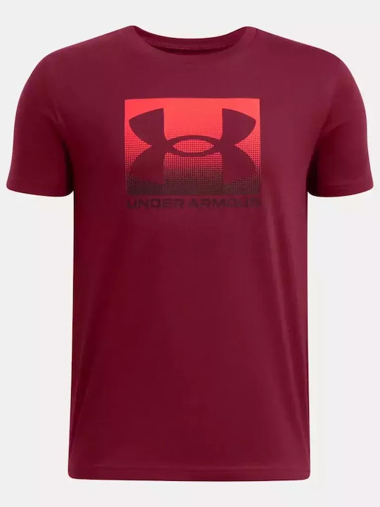 Under Armour Παιδικό T-shirt Κόκκινο
