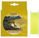 Aqua Krokodil Wels Angeln Textilleine 250 m Fluoreszierend Gelb