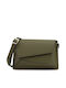 Leather Women's Bag Shoulder Forest Green