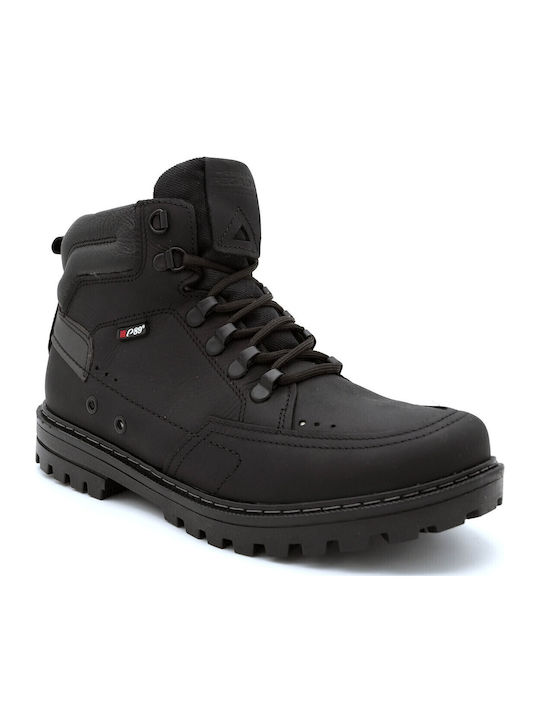 Pegada Leather Black Men's Boots