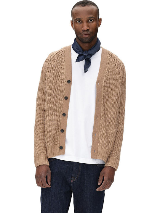 Ανδρική Ζακέτα Πλεκτή Beige