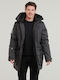 City Tweed Winter Jacket Parka Gray