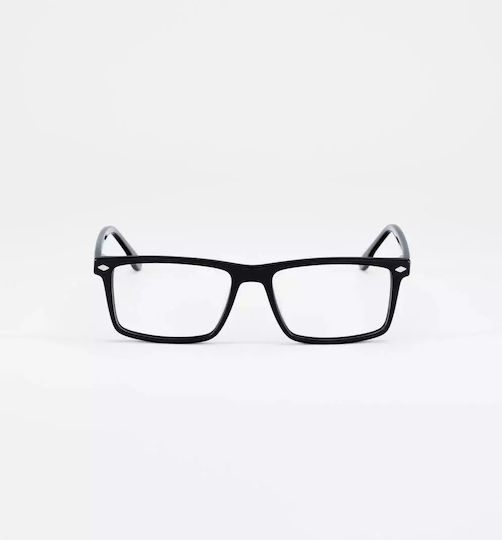 Cosselie Herren Acetat Brillengestell Schwarz 1802203139