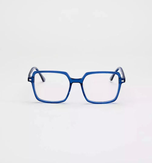 Cosselie Herren Acetat Brillengestell Blau 1802203150
