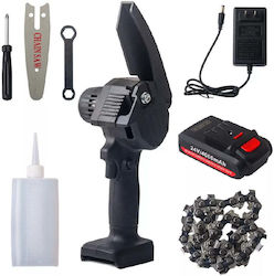 Set de unelte fierăstrău electric cu lanț mini 4" 1 x baterie 24v 4500mAh 550w negru Set de unelte fierăstrău electric cu lanț mini 4" 1 x baterie 24v 4500mAh 550w negru