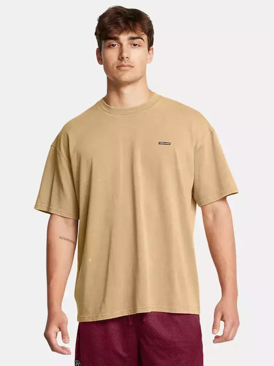 Under Armour Heavyweight T-shirt Μπεζ