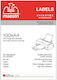 Romeo Maestri Self-Adhesive Rectangular A4 Labels 70x23mm