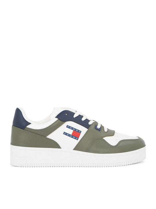 Tommy Hilfiger Retro Basket Adidași Pentru Bărb...