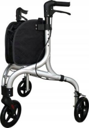 Foldable Aluminum Rollator Gray